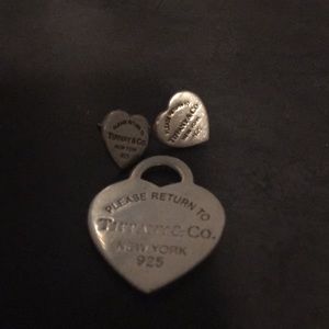 Tiffany earring and necklace pendant.